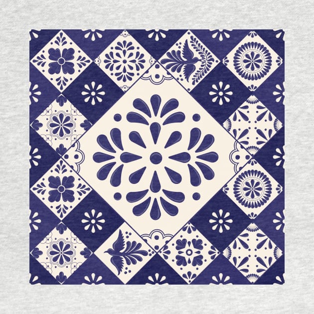 Mexican Talavera Tiles Pattern by Akbaly by Akbaly